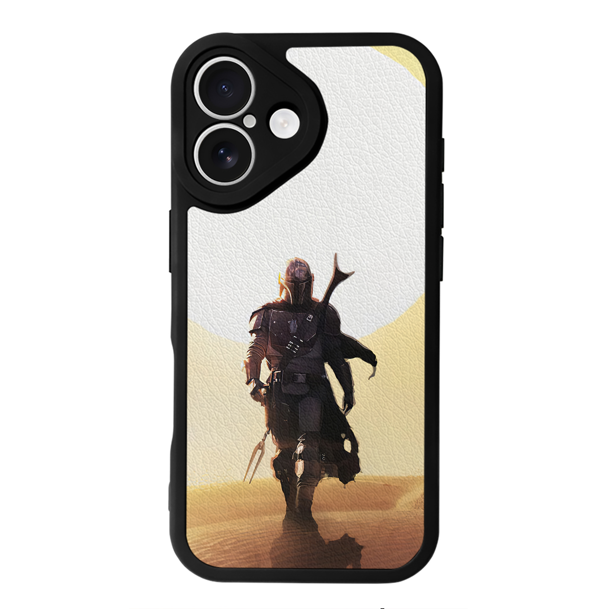 （画像用） スター・ウォーズ Star Wars 【iPhone 16シリーズ対応】シリコンスマホケース（レザー調） 材質：シリコン